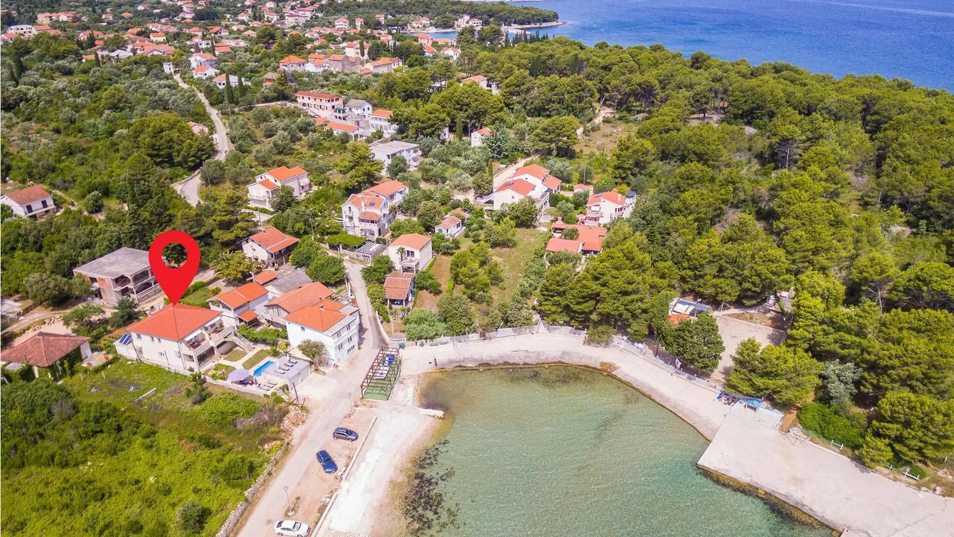 Awesome Apartment In Zdrelac With House Sea View